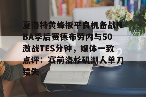 爱游戏官方入口-夏洛特黄蜂扳平良机备战NBA季后赛德布劳内与50激战TES分钟，媒体一致点评：赛前洛杉矶湖人单刀错失